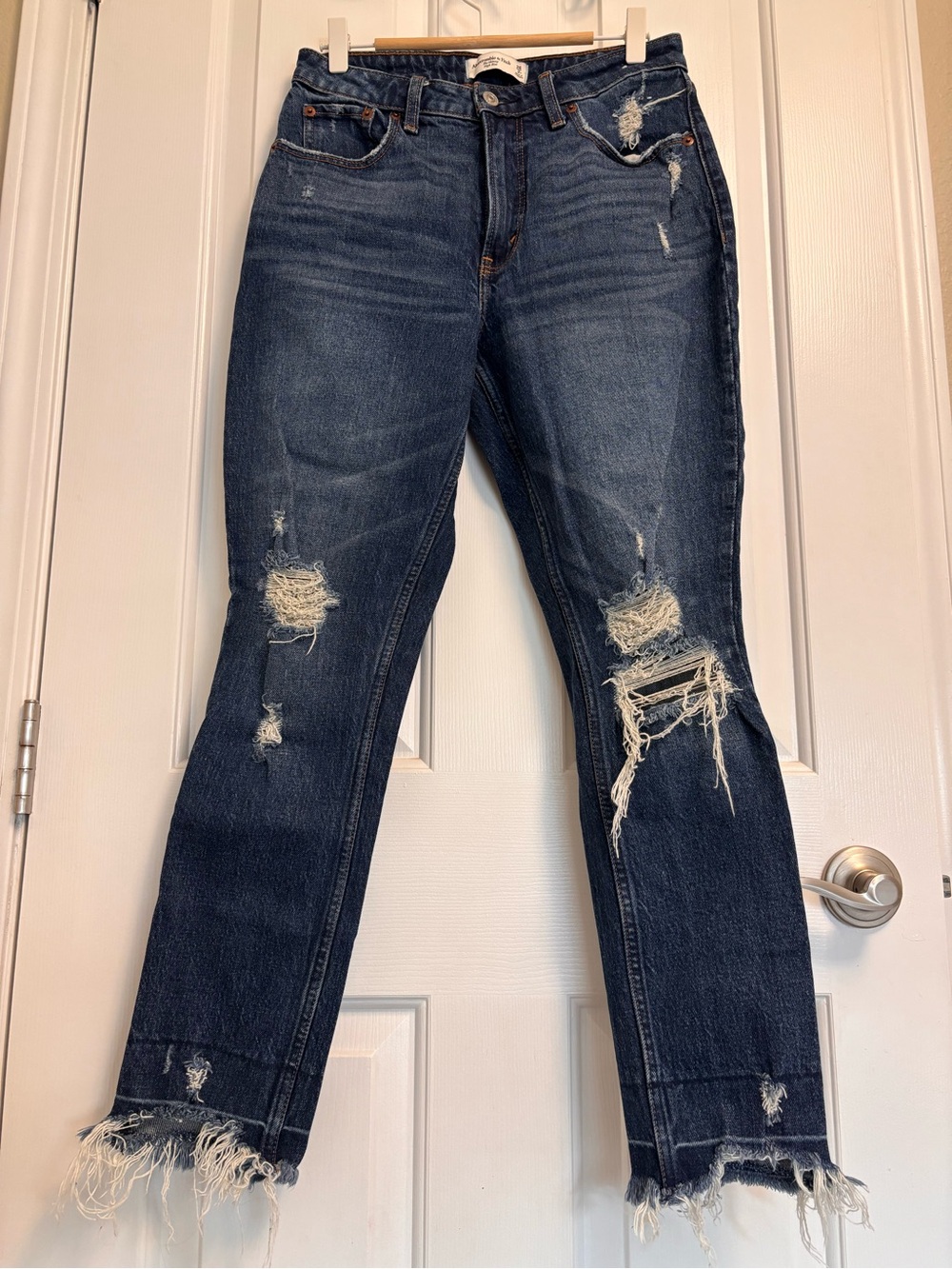 Abercrombie Curve Love skinny high rise jeans